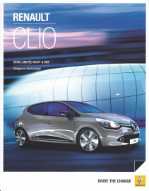 Clio Night & Day Limited edition brochure, 6 pages, 04/2014, Dutch language