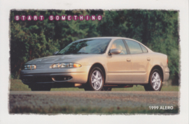 Alero Sedan, US postcard, continental size, 1999