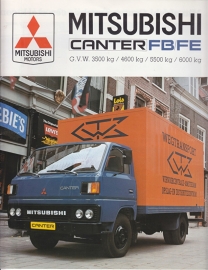 Canter FB/FE light truck brochure, 16 pages, 12/1983, Dutch language