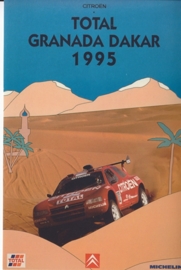 Citroën - Total Granada Dakar 1995, sticker, 15 x 10 cm *