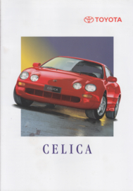 Celica 1.8/2.0 GT brochure, 16 pages + specs., 2/1997, Switzerland (3 languages)