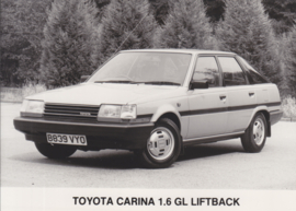 Toyota Carina 1.6 GL 5-Door Liftback, press photo, UK, 1984