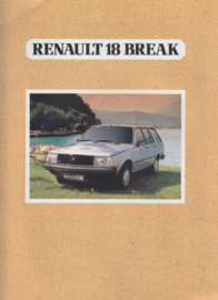 18 Break brochure, 16 pages, 1983, Dutch language