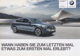 BMW 6-series Gran Turismo, fact card, 21x15 cm, Germany, c2017