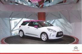 DS 3 postcard,  A6-size, about 2013, no text on reverse, just logo