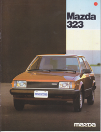 323 Hatchback & GT brochure, 16 pages, 03/1982,Dutch language