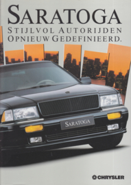 Saratoga brochure, A4-size, 20 pages, 11/1989, Dutch language