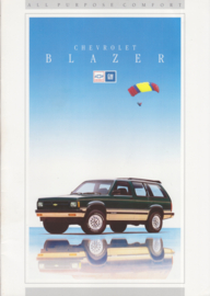 Blazer 1994, 16 page folder, Dutch language