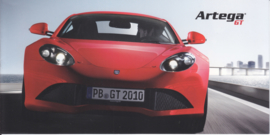 Artega GT brochure, 8 small pages, 2010, German/English language