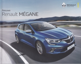 Megane Hatchback brochure, 20 pages, 09/2015, Dutch language