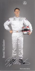 Bernd Mayländer - DTM 2008 - auto gram postcard, German