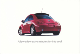 New Beetle Turbo, DIN A6-size postcard, USA, 1999