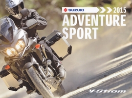 Suzuki Adventure Sport brochure, 16 pages, #99999-ADVUB-A15, 2015, Dutch language