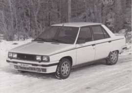 Renault 9 Berline Turbo, press photo, Swiss, 2/1986