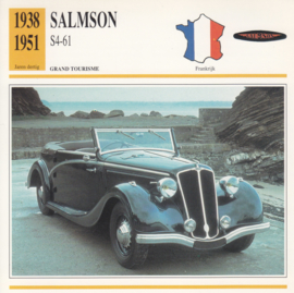 Salmson S4-61 card, Dutch language, D5 019 06-14