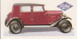 Riley Nine Monaco Saloon 1927, English language, # 28 of 50, Brooke Bond Tea