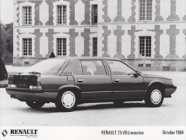 Renault 25 V6 Limousine, press photo, UK, 10/1984