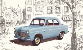 Popular 2-Door Sedan, standard size postcard, UK