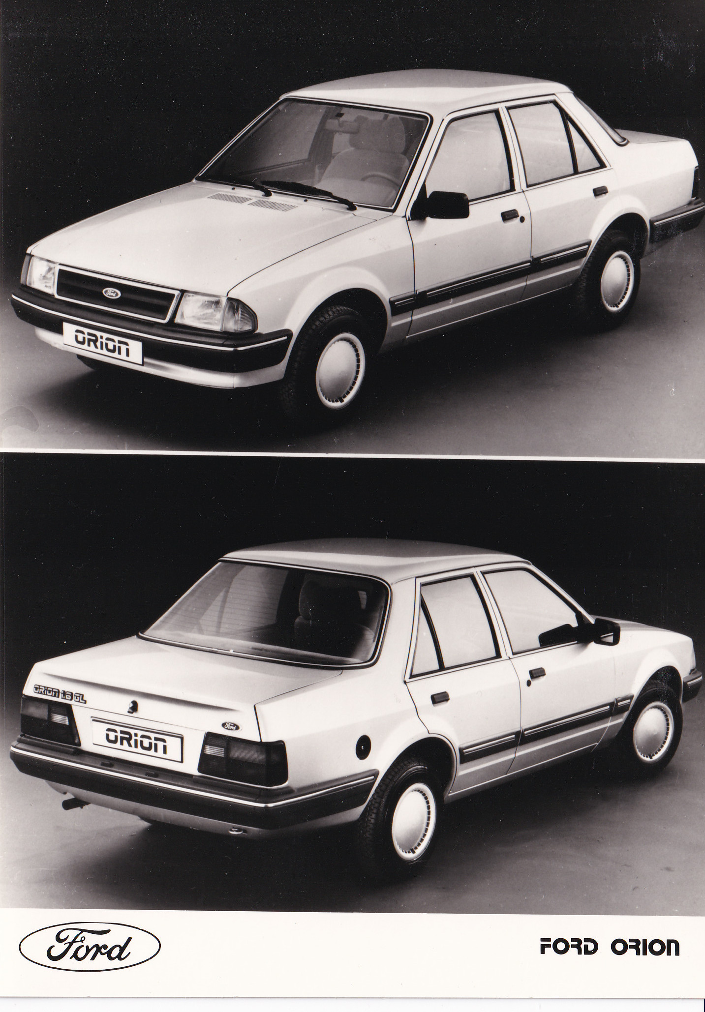 Ford  Orion 4-Door Sedan, press photo, Germany, 1984