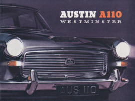 A110 Westminster Sedan brochure, 12 pages, English language, circa 1962