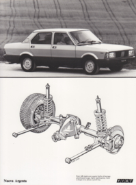Fiat Argenta  Berlina, press photo, Italy, 1984