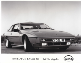 Lotus Excel SE- factory photo - 1986 - Ref No 5633-B2 - UK market