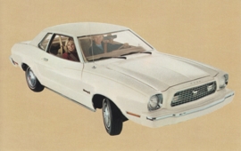 Mustang II 2-Door Hardtop, US postcard, standard size, 1974