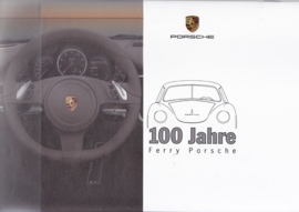 Program - 100 years Ferry Porsche - all models, 16 pages, 09/2009, German