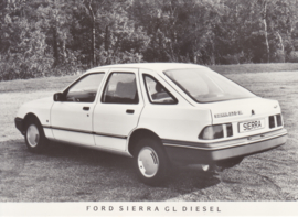Ford Sierra GL Diesel, press photo, Dutch, 1983
