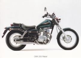 Honda CMX 250 Rebel postcard, 18 x 13 cm, no text on reverse, about 1994