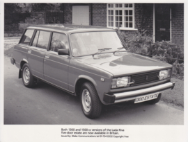 Lada Riva 1300 & 1500 Estate, press photo, UK, 10/1985