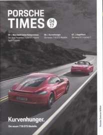 Porsche Times magazine, # 4-2017, 68 pages, PC München Olympiapark
