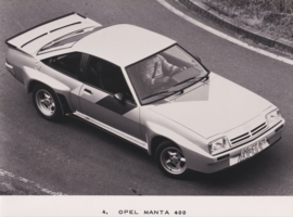Opel  Manta 400,  press photo, Germany, 1984