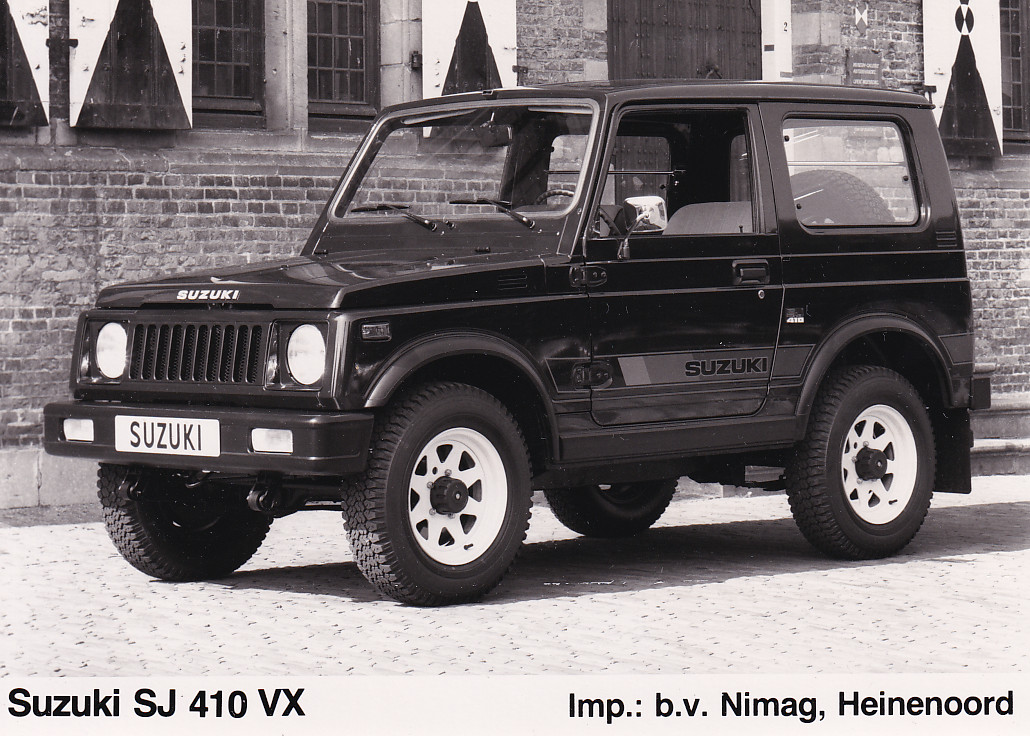 Suzuki SJ 410 VX, press photo, Dutch, 9/1983