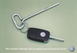 New Beetle Cabriolet keys, Cart'Com freecard, French language, about 2003