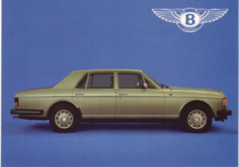 Mulsanne Turbo, DIN A6-size postcard, 1985, English language