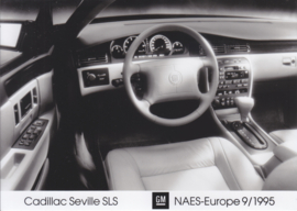 Cadillac Seville SLS  dashboard - press photo, Europe [export] - 9/1995