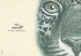Jaguar,  large postcard, 16 x 11 cm, Turin motorshow 2000