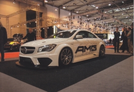 AMG Coupe, A6-size postcard, Mercedes-Fan World # 07/2014, German
