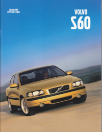 S60 Sedan brochure, 76 pages, 6/2001, Swedish language