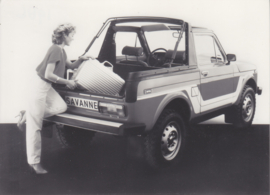 Lada Niva Savanne Cabriolet 4x4, press photo, Belgium, 1986