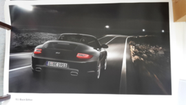 911 Cabriolet Black Edition large original factory poster, published 01/2011