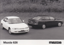 Mazda 626 Sedan & Hatchback, press photo, Belgium, 1992