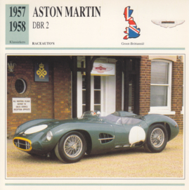 Aston Martin DBR 2 card, Dutch language, D5 019 02-16