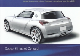 Dodge Slingshot Concept, A6-size postcard, NAIAS 2004