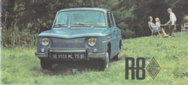 R8 Sedan program, small brochure, 12 smaller pages, c1964, Dutch language