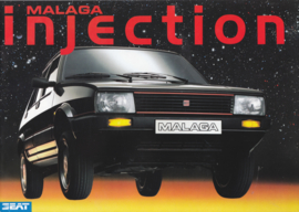 Malaga Injection brochure, 8 pages, German language, 1987
