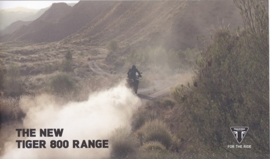 Triumph Tiger 800 Range brochure, 20 pages, 2014-15, English language