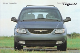 Voyager, A6-size double postcard, 2001, issue Chrysler Finance, Dutch language