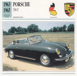 Porsche 356 C card, Dutch language, D5 019 03-08